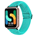 Miniatyrbillede 2 af 5: Vævet Armbånd i Elastisk Materiale til Samsung Galaxy Fit3 SM-R390, Sort Kobling Style B