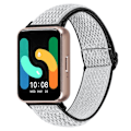 Miniatyrbillede 2 af 5: Vævet Armbånd i Elastisk Materiale til Samsung Galaxy Fit3 SM-R390, Sort Kobling Style E