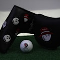 Miniatyrbild 5 av 6: Magnetiskt PU-läder Golfputter Huvudskydd Original Enl Brun B