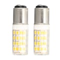 Miniatyrbillede 2 af 7: 2 stk. små LED-lamper med majsform, dæmpbare BA15D, til symaskine, køleskab, apparatlamper, varmt lys