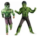 Miniatyrbild 1 av 5: Barn Marvel Avengers Kostym Hulk Ålder 3-8 Pojkar Kostym Mask Muskeldräkt Jul-c  (F M (Age 5-6 Years)