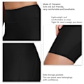 Miniatyrbillede 3 af 5: Dykker-shorts til kvinder, reduceret gnidning, lette, bløde, hudvenlige, våddragt-shorts til surfing - Perfekt sort Black M