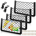 Miniatyrbild 1 av 5: Förvaringsnät för husbil, 4-pack, Lastnät Bil Förvaringsnät Husbil Skåpbil Förvaringslösningar med Plastram Elastisk Nätficka - Perfekt with 2 Hooks