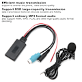 Miniatyrbillede 8 af 8: Bluetooth 5.0 AUX-kabeladapter med mikrofon Passer til Alpine KCE‑236B CDA‑9852/E CDE‑9887/R
