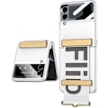 Miniatyrbilde 2 av 4: Etui med stropp kompatibel med Samsung Galaxy Z Flip 3 5g, med grønt deksel
