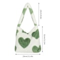 Miniatyrbild 3 av 10: Fluffy Shoulder Bag Shopping Tote leopard