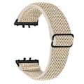 Miniatyrbillede 1 af 5: Vævet Armbånd i Elastisk Materiale til Samsung Galaxy Fit3 SM-R390, Sort Kobling Style J