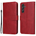 Miniatyrbillede 2 af 9: SKALO Samsung A55 5G PU-Læder Pung Etui - Flere farver Red Röd