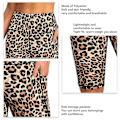 Miniatyrbillede 3 af 5: Dykker shorts til kvinder, reduceret gnidning, lette, bløde, hudvenlige, våddragt shorts til surfing - Perfekt Leopard Print Leopard Print L