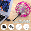 Miniatyrbild 5 av 5: Flygande Orb Boll 2023 Leksaker Flytande Hover Boomerang Spinner Handstyrd Mini