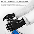 Miniatyrbild 2 av 3: Unisex Vinter Termiska Handskar Bärbara Vattentäta Pekskärm Cykelhandskar För Utomhusbruk A0020 GRÅ A0020 GREY XL