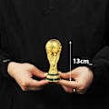Miniatyrbild 1 av 7: VM-pokal i resin, trofémodellreplika, fotbollsfan 13cm