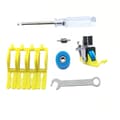 Teflon Narrow Roller Presser Foot Sewing Machine Accessories with Tools, Suitable for Industrial Single Needle Lockstitch Sewing Machine