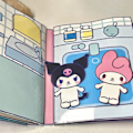 Pikkukuva 4 / 7: Hiljainen kirja Sanrio Doudou kirja opettavainen kotitekoinen Kuromi kirja{EE} A7