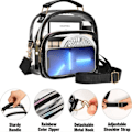 Miniatyrbillede 7 af 7: Klar taske Transparent taske SORT Black