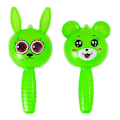 Miniatyrbilde 2 av 5: Håndholdt Lett Gummi leketøy Finger Dekompresjonsstav leketøy Myk Klem Stress Relief leker-Perfek Luminous Rabbit