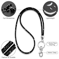 Miniatyrbillede 8 af 10: Rhinestone Telefon Lanyard Krystal Kæde Stropper AB AB AB AB