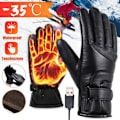 Miniatyrbillede 1 af 5: Opvarmede Handsker Genopladelige USB Håndvarmer Opvarmning Handsker Sort Onesize Sort Black Onesize