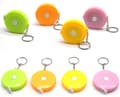 8 Pieces Measuring Tape Keychain Mini Portable Retractable Ruler for