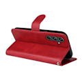 Miniatyrbillede 5 af 9: SKALO Samsung A55 5G PU-Læder Pung Etui - Flere farver Red Röd