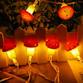 Miniatyrbillede 3 af 6: LED Svampe Lysstreng Batteridrevet Feelygter Have- og Festdekorationer til Jul, Bryllup, Valentinsdag og Mere