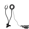 Miniatyrbilde 1 av 8: Justerbar Ringlampe for Livestreaming, Studiofotografering, Selfie, Fleksibel Fyllelampe
