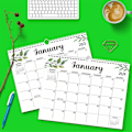 Miniatyrbild 2 av 5: 2024-25 Kalender - 14,5 x 11,4 tum 2024 Väggkalender sträcker sig till juni 2025 - Enkel planering med 2024 Kalender (FMY)