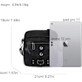Miniatyrbild 2 av 5: Crossbody-telefonväskor för kvinnor, små mjuka läderplånböcker, handväskor, axelväskor, damer, multifunktionell väska Brown