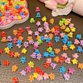 Miniatyrbilde 4 av 4: 100 stk. mini hårklyper, mini hårklyper i plast, hårklemmer, små hårklemmer for barn og jenter, blandet stil{GKS}