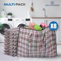 Miniatyrbild 4 av 5: Stora Jumbo Förvaringsväskor Klädförvaring Flytt - Multipack (8-pack 80*60*25)