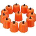 Pikkukuva 1 / 4: LED Kurpitsa Tuikkukynttilät, Oranssit Korkeat Valot (12 kpl, Oranssi)