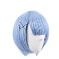 Miniatyrbild 2 av 9: Anime Re:Zero - Starting Life in Another World Ram/Rem Cosplay Kostymer Maid Outfit Halloween Kostym Maid Servant Klänning stil 6 style6 style6 XXXL