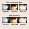 Miniatyrbilde 5 av 8: LED krystalllys transformasjonslampe LED maislampe integrert lys Three-color light