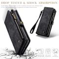 Miniatyrbillede 8 af 9: CaseMe Multi-Slot 2 i 1 Wallet Case Galaxy S25 Sort