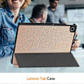 Miniatyrbillede 5 af 5: Etui til Lenovo Tab TB311FU Anti-Fall Læderstativ Tablet Beskyttelse Flerfarvet Flerfarvet[GKS] Multicolor Multicolor Rose Gold