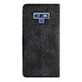 Pikkukuva 2 / 2: Yhteensopiva Samsung Galaxy Note 9 Kohokuvioitu Perhoskuvioinen Lompakkokotelo Jalustalla [DM] Black