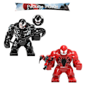Miniatyrbilde 2 av 5: 6 stk Venom Store Minifigurer Byggeklosser Lekesett Actionfigurer