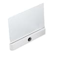 Book Lamp, Rechargeable Clear LED Flat Reading Light with 3 Colors and Timer, Flat Lamp Book Full on White White White