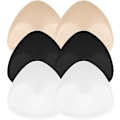 Miniatyrbild 1 av 5: 3 Pairs of Bra Pads, Triangular Breathable Bra Inserts, Removable Comfortable Pads for Women and Girls