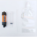 Miniatyrbillede 2 af 5: Mini Bærbar Overlevelses Vandrenser Strå Vandsystem orange