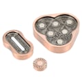 Miniatyrbilde 3 av 8: Stresslindrende Slider Metall Klikk Triangel Bærbar Metall Sensorisk Slider Fidget Leker for Arbeid{YD} 0.1