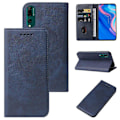 Miniatyrbillede 1 af 4: Kompatibel med Huawei Y9 Prime 2019 Magnetisk Lukning Læder Telefoncover - WELLNGS Blue