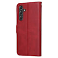 Miniatyrbillede 9 af 9: SKALO Samsung A55 5G PU-Læder Pung Etui - Flere farver Red Röd