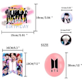 Miniatyrbild 3 av 5: 41 BTS Födelsedagsfest Dekoration, Bangtan Boys' Fest Dekoration