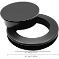 Miniatyrbilde 3 av 4: Parasollhullring Plug Fleksibel Enkel Installering Parasollkile for Basseng Balkong[GKS] Transparent Ring*2pcs