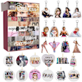 Miniatyrbillede 6 af 7: Taylor Swift Blind Box Julekalender med 24 Gaver, Dekorationer og Nøgleringe GJ185-001 GJ185-001 Blind Box