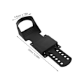 Miniatyrbillede 2 af 5: 1 Par Træningsromaskine Pedal Del Romaskine Pedal Erstatning Indendørs Pedal[D] Sort Black 32.00X9.50X1.00CM