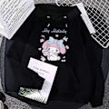 Miniatyrbild 1 av 5: Sanrio Anime Cinnamoroll Kuromi My Melody Plysch Tröjor Kläder Pojke Flicka Baby Tröjor Pullover Toppar Present 145-155CM 145-155CM 145-155CM QWERR QWERR 145-155CM