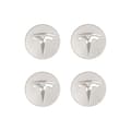 Miniatyrbillede 3 af 4: Passer Tesla Model 3 Hjulkapsel Logo - Sort Sort Etiket (Mat) (Firepak)