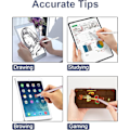 Miniatyrbilde 5 av 8: Stylus for iPad, 2-pack, 2-i-1 Disk Stylus for Touchscreens, Capacitive Stylus with Magnetic Cap, Compatible with iPad iPhone Pro Android